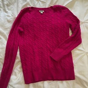 Pink old navy sweater